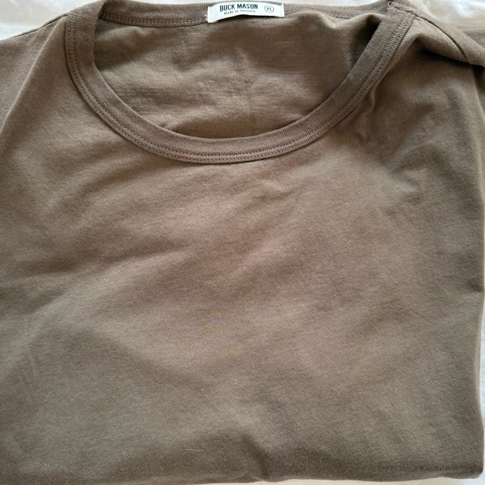 Buck Mason Pima Slim Crew, size XL
